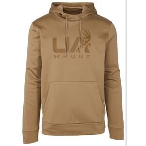 Under Armour Performance Hoodie Men’s Tan Lightweight Long Sleeve Hunting 2XL